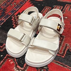 Steve Madden leather dad sandals